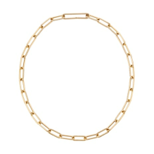 G. LABEL BY GOOP DEVEN PAVé LINK NECKLACE