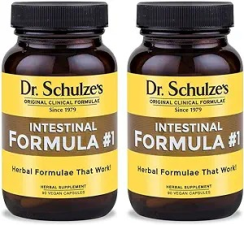 DR. SCHULZE'S INTESTINAL FORMULA #1 COLON BOWEL CLEANSE - 90 KAPSUL - 2 ADET