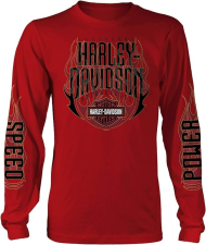 HARLEY-DAVIDSON MILITARY - MEN'S LONG-SLEEVE GRAPHIC T-SHIRT