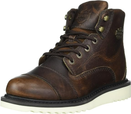 HARLEY-DAVIDSON MEN'S HAGERMAN 5" SEAM MOTORCYCLE BOOT - BROWN