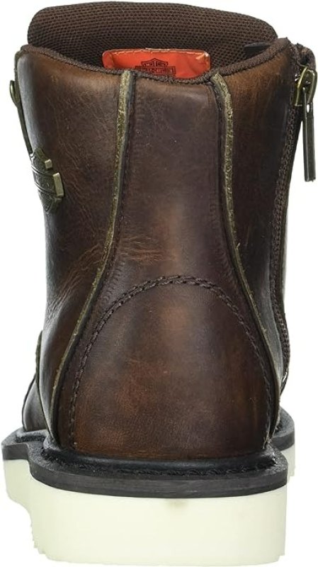 HARLEY-DAVIDSON MEN'S HAGERMAN 5" SEAM MOTORCYCLE BOOT - BROWN