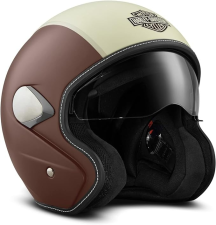 HARLEY-DAVIDSON MASON'S YARD SUN SHIELD S05 3/4 HELMET WITH DROP DOWN SUN VISOR