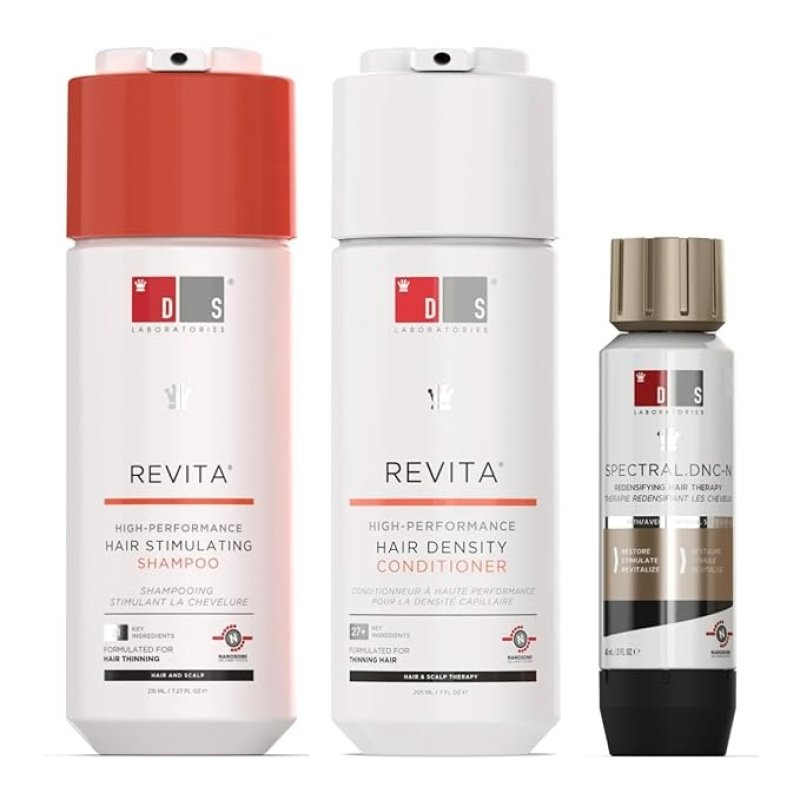REVITA DS LABORATORIES SHAMPOO AND CONDITIONER SET & SPECTRAL.DNC-N HAIR SERUM