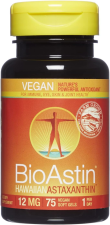 NUTREX HAWAII BIOASTIN VEGAN HAWAIIAN ASTAXANTHIN - 12 MG - 75 ADET