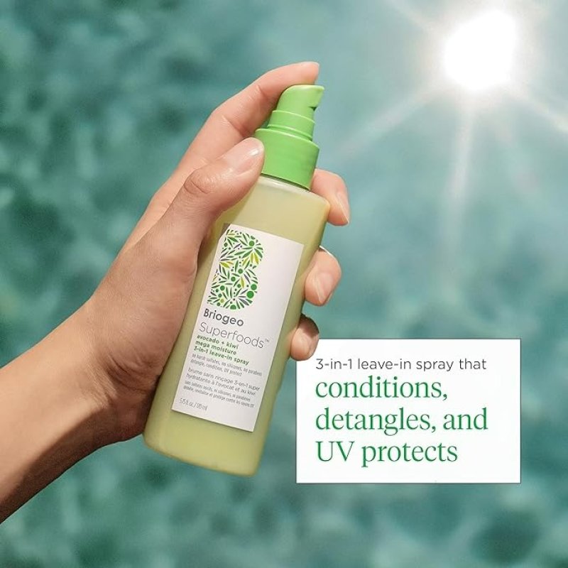 BRIOGEO SUPERFOODS AVOCADO & KIWI LEAVE IN CONDITIONER - 1.7 OZ