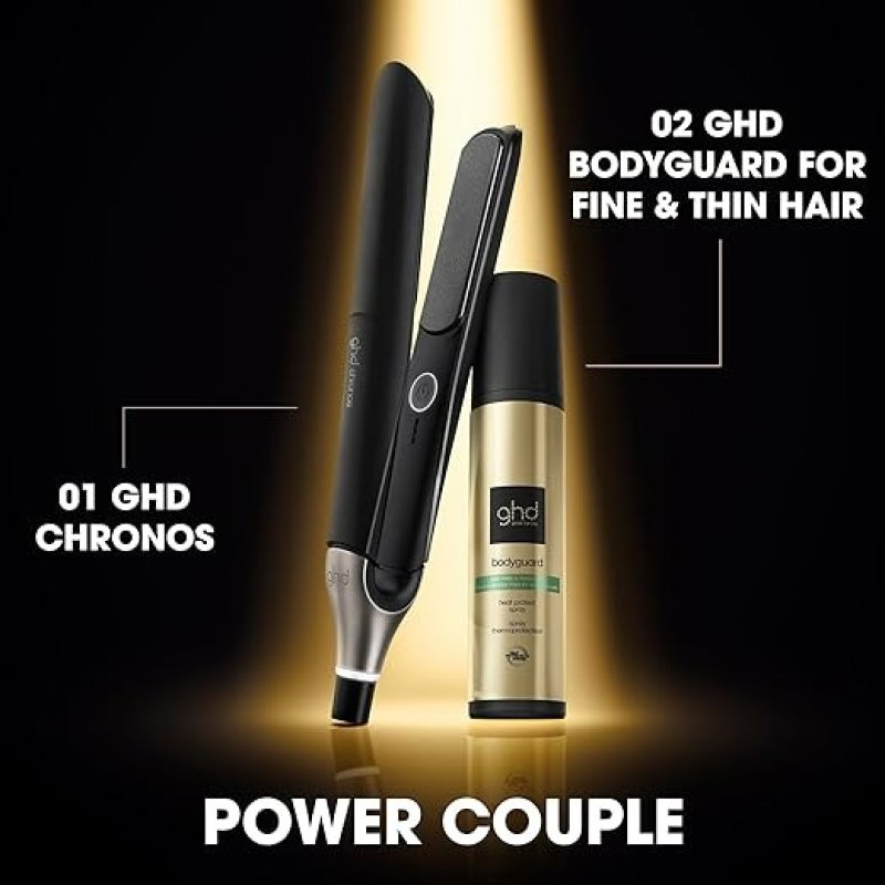 GHD CHRONOS POWER DUO FINE HAIR - BLACK
