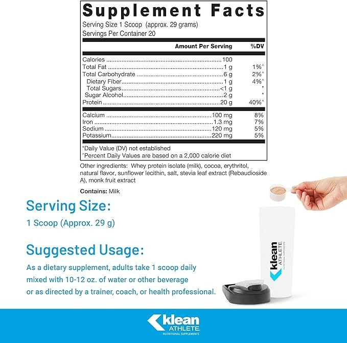 KLEAN ATHLETE KLEAN ISOLATE - 580 GR