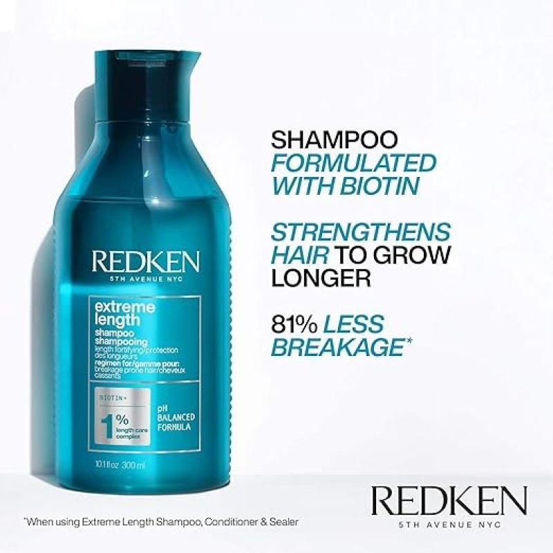 REDKEN EXTREME LENGTH SHAMPOO - 10.1 FL OZ