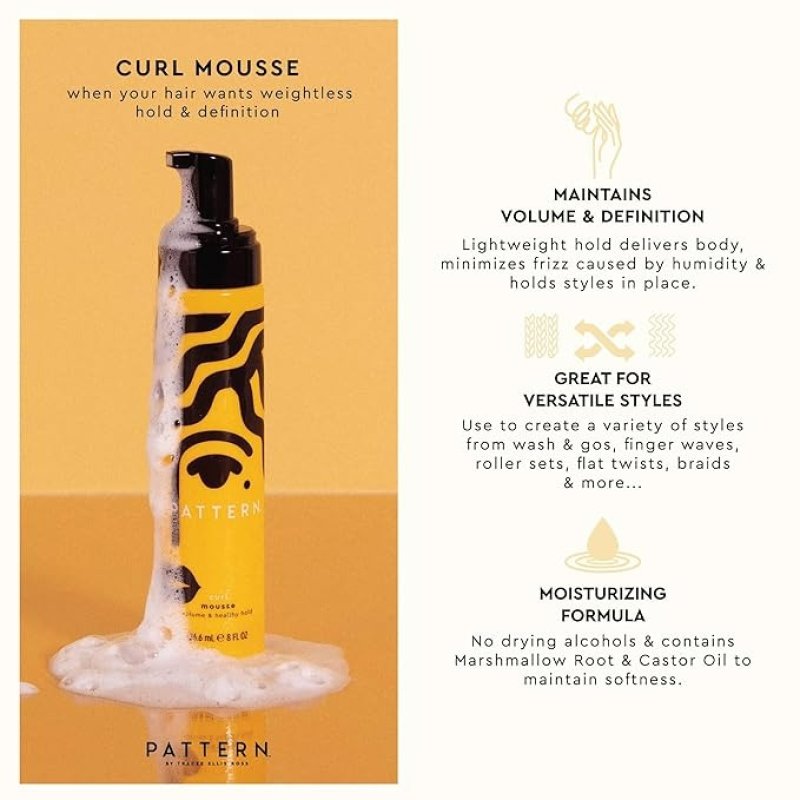 PATTERN BEAUTY BY TRACEE ELLIS ROSS CURL MOUSSE - 8 OZ