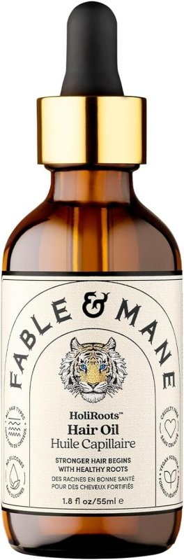 FABLE AND MANE HOLIROOTS INDIAN HAIR GROWTH OIL. STRENGTHENING SCALP TREATMENT - 1.8 FL OZ