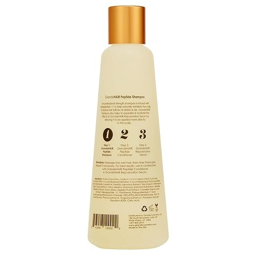 GRANDEHAIR PEPTIDE SHAMPOO - 8 OZ