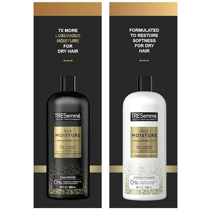 TRESEMME SHAMPOO & CONDITIONER - 29 OZ - 2 PARCA