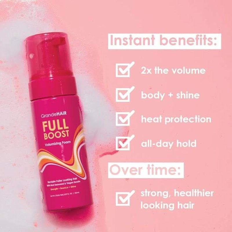 GRANDE COSMETICS VOLUMIZING HAIR FOAM - 5.07 OZ