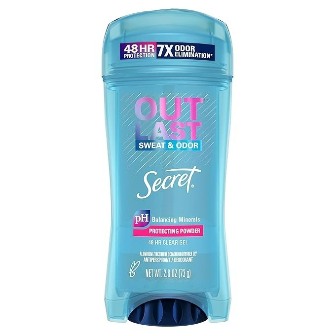 SECRET OUTLAST ANTIPERSPIRANT & DEODORANT CLEAR GEL - 2.7 OZ