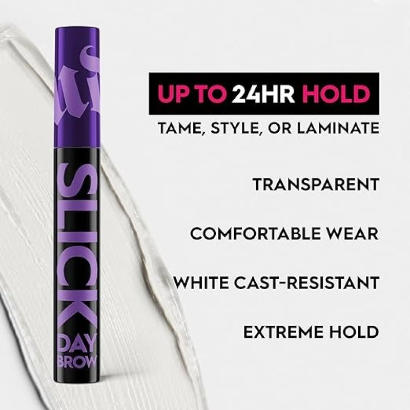 URBAN DECAY SLICK DAY STRONG-HOLD CLEAR BROW GEL - 0.23 FL OZ