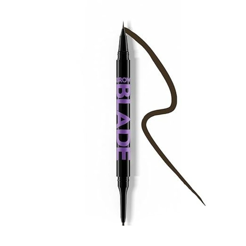 URBAN DECAY BROW BLADE 2-IN-1 MICROBLADING EYEBROW PEN + WATERPROOF PENCIL – DARK DRAPES