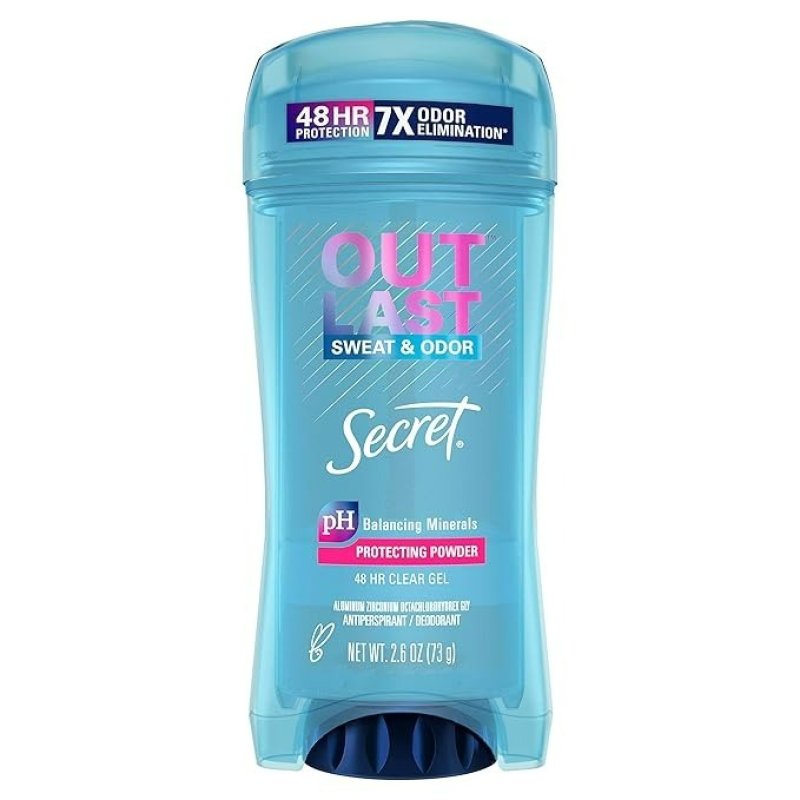 SECRET OUTLAST ANTIPERSPIRANT & DEODORANT CLEAR GEL - 2.7 OZ