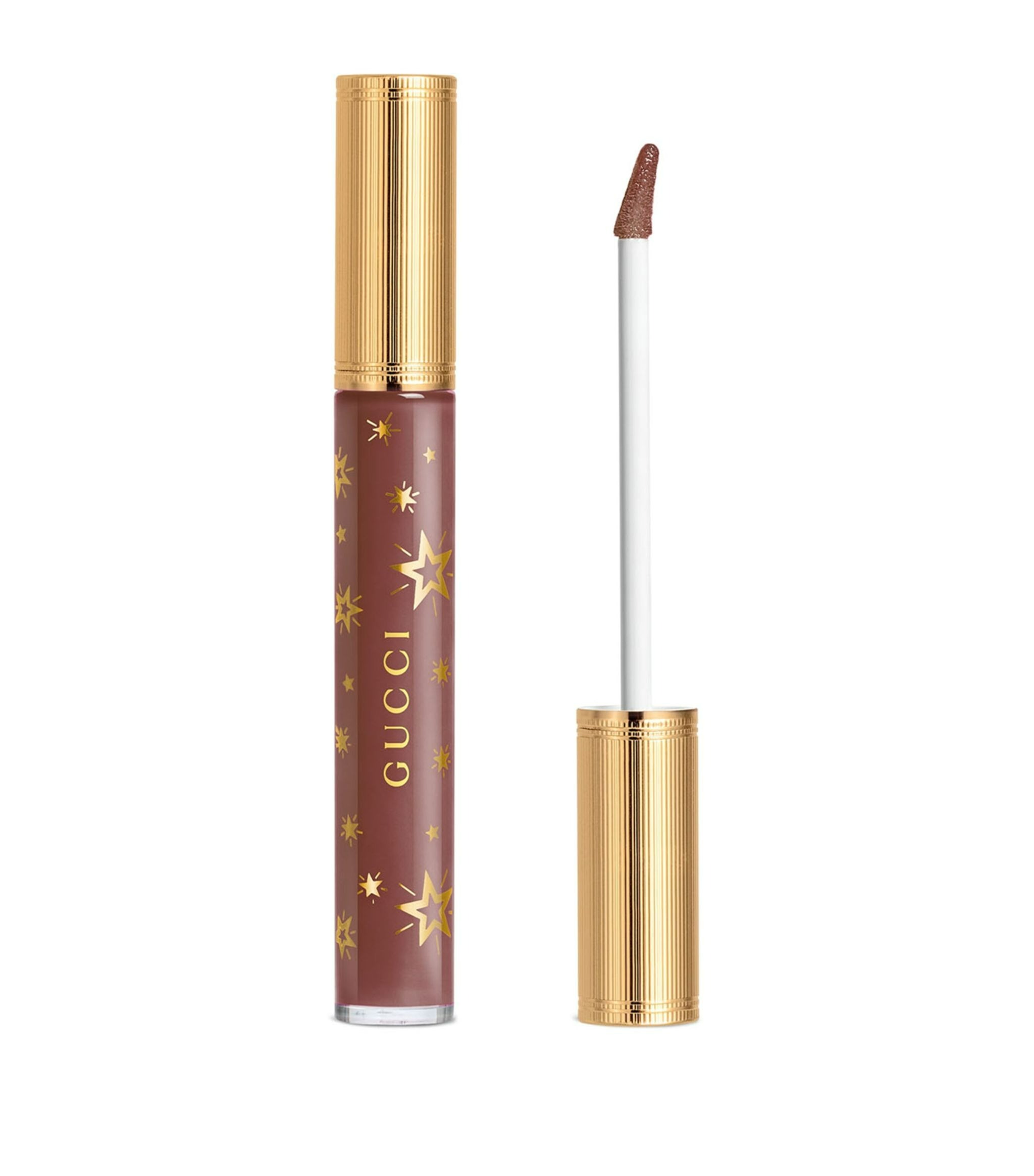GUCCI GLOSS A LEVRES HYDRATING PLUMPING LIP GLOSS - SUZANE BROWN - 0.21 OZ