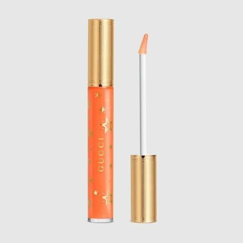 GUCCI GLOSS A LEVRES HYDRATING PLUMPING LIP GLOSS - SADIE CORAL - 0.21 OZ