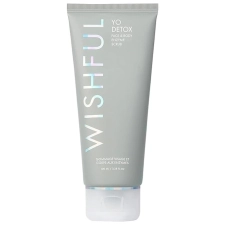 WISHFUL YO DETOX CHARCOAL FACE & BODY ENZYME SCRUB - 3.38 OZ
