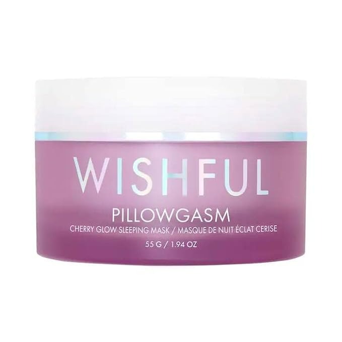 WISHFUL PILLOWGASM VITAMIN-RICH CHERRY GLOW SLEEP MASK - 1.94 OZ