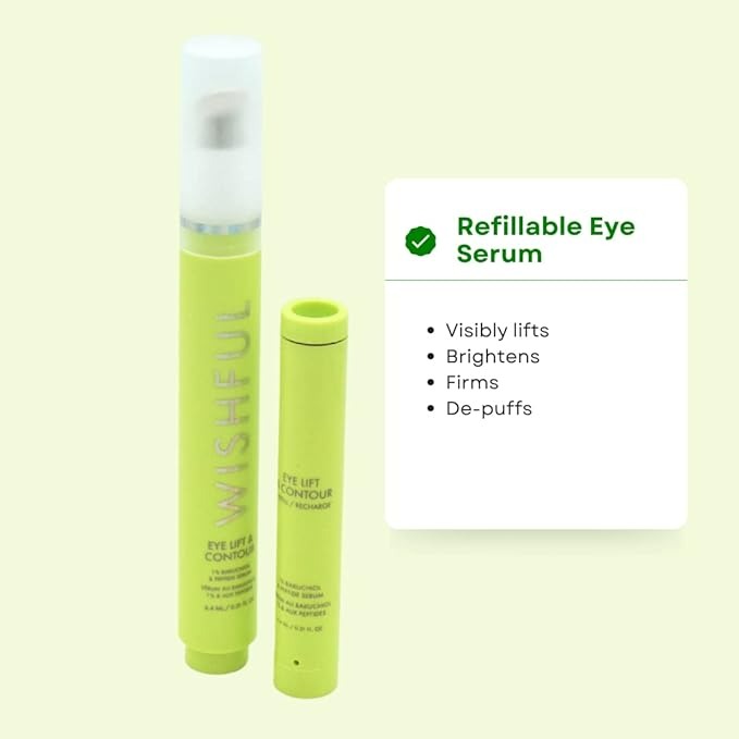 WISHFUL LIFT & CONTOUR 1% BAKUCHIOL & PEPTIDE EYE SERUM - 0.21 FL OZ
