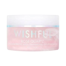 WISHFUL ROSE QUARTZ LIFT & GLOW PEEL OFF MASK - 1.94 OZ