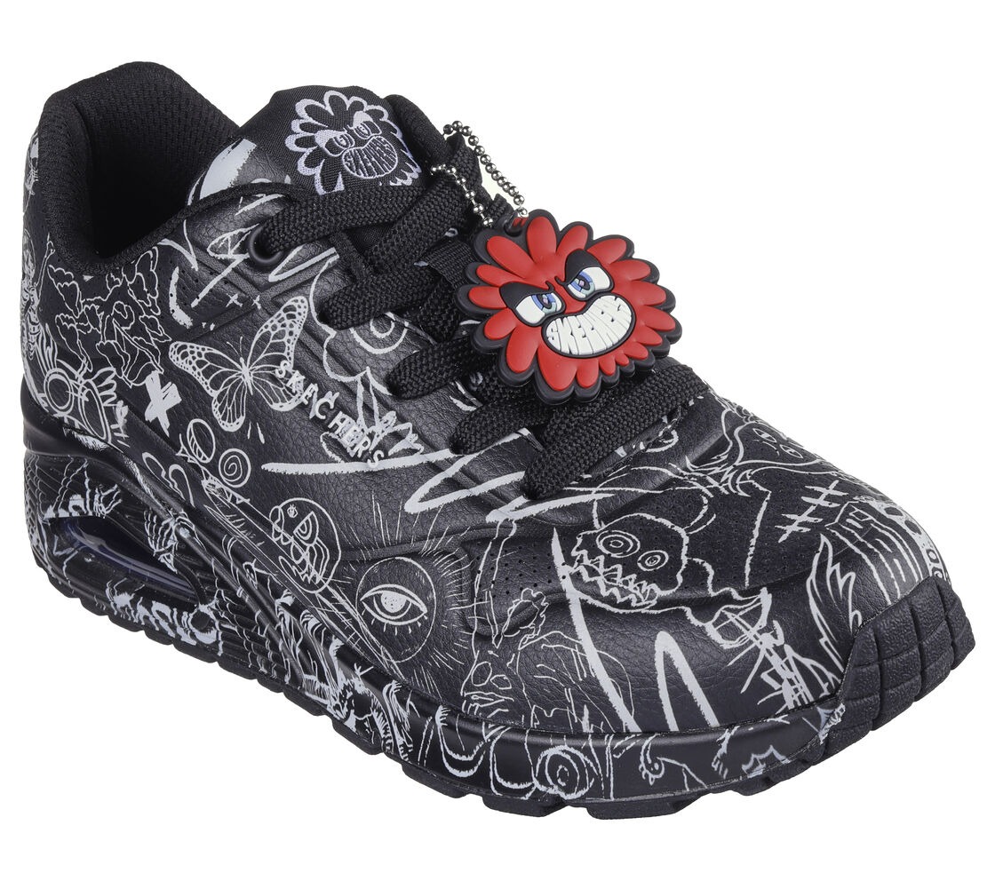SKECHERS VEXX: UNO - PROCESS SKETCH - BLACK / WHITE