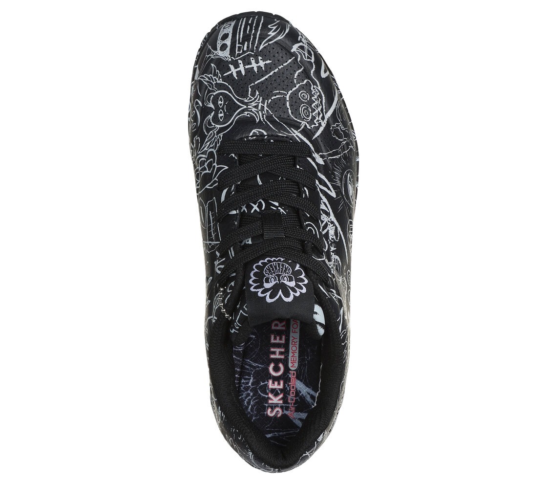 SKECHERS VEXX: UNO - PROCESS SKETCH - BLACK / WHITE