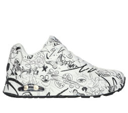 SKECHERS VEXX: UNO - PROCESS SKETCH - WHITE / BLACK