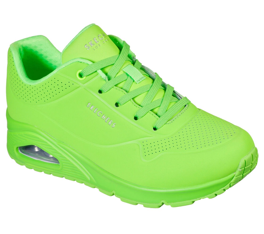 SKECHERS UNO - NIGHT SHADES- LIME