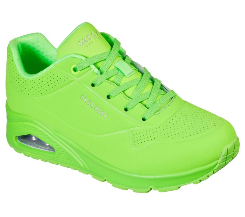 SKECHERS UNO - NIGHT SHADES- LIME