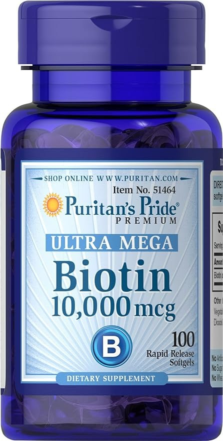 PURITAN'S PRIDE BIOTIN 10000 MCG - 100 ADET