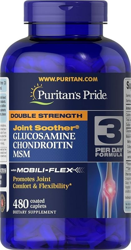 PURITAN'S PRIDE GLUCOSAMINE - 480 ADET