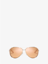 MICHAEL KORS CHELSEA SUNGLASSES - ROSE GOLD