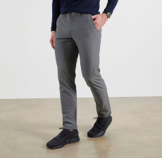 BLUFFWORKS ENVOY LIGHTWEIGHT TRAVEL PANTS - HAZY GREY