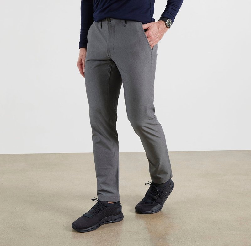 BLUFFWORKS ENVOY LIGHTWEIGHT TRAVEL PANTS - HAZY GREY