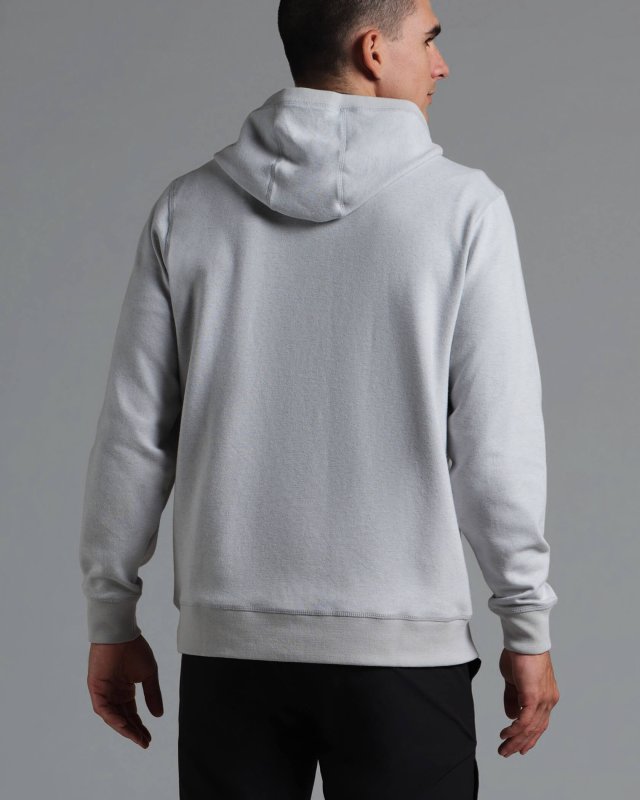 MUNICIPAL CORDLESS SNAP HOODIE - CREAM