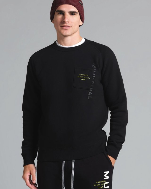 MUNICIPAL TRAINING CAMP POCKET CREW - BLACK