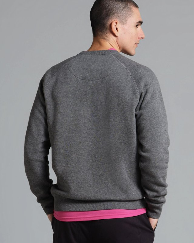 MUNICIPAL TRAINING CAMP POCKET CREW - CHARCOAL HEATHER