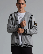 MUNICIPAL VARSITY CARDIGAN - ATHLETIC GRAY