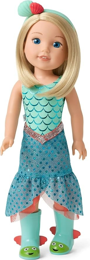 AMERICAN GIRL WELLIEWISHERS 14.5 INCH CAMILLE DOLL
