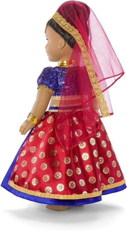 AMERICAN GIRL GIRL OF THE YEAR KAVI SHARMA 18 INCH DOLL BOLLYWOOD DANCE COSTUME