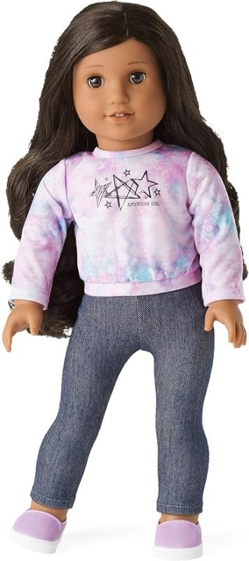 AMERICAN GIRL TRULY ME 18 INCH DOLL 82 & SCHOOL DAY TO SOCCER PLAY PLAYSET WITH SUPPLIES