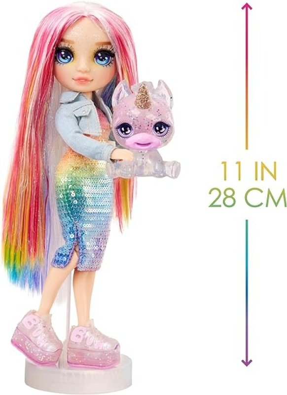 RAINBOW HIGH AMAYA, RAINBOW WITH SLIME KIT & PET