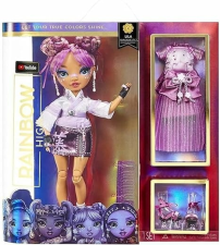 RAINBOW HIGH LILA YAMAMOTO - MAUVE PURPLE FASHION DOLL