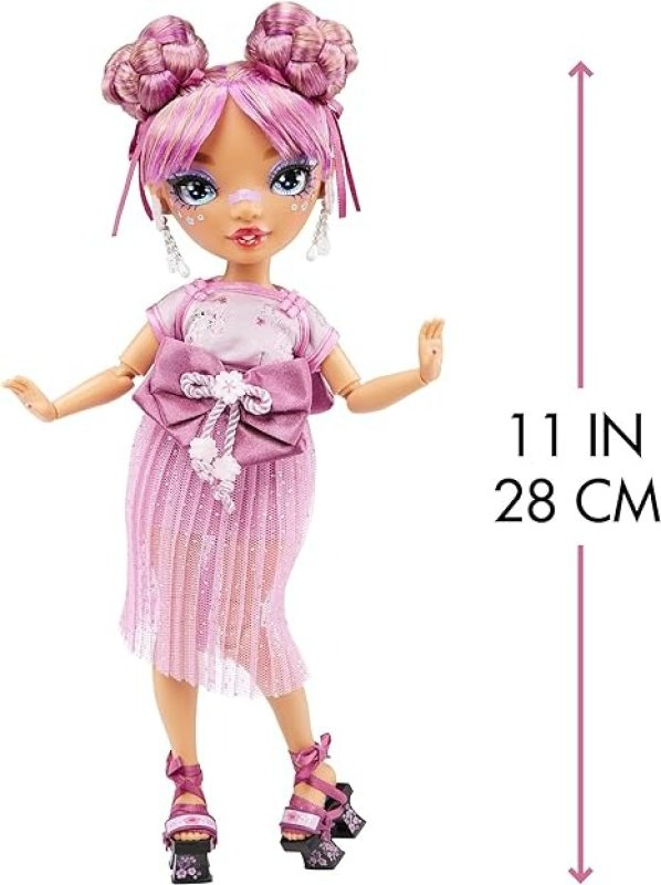 RAINBOW HIGH LILA YAMAMOTO - MAUVE PURPLE FASHION DOLL