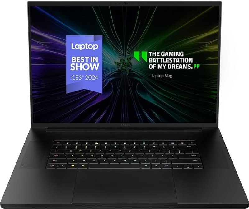 RAZER BLADE 18 (2024) GAMING LAPTOP: NVIDIA GEFORCE RTX 4070 - INTEL CORE I9 14900HX 14TH GEN CPU - 32 GB RAM