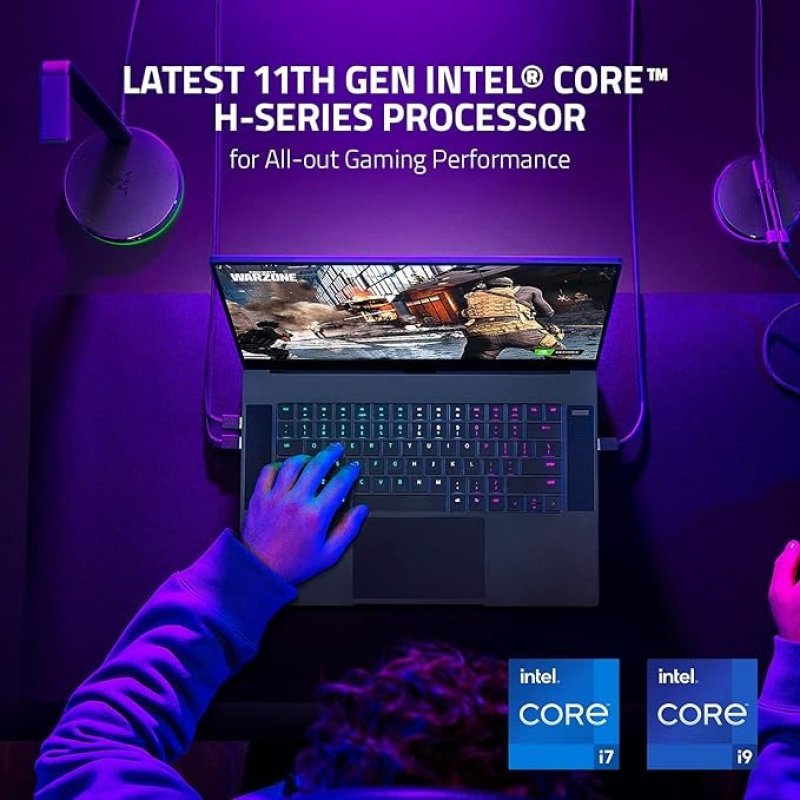 RAZER BLADE 15 GAMING LAPTOP: NVIDIA GEFORCE RTX 3060-11TH GEN INTEL 8-CORE I7 CPU - 16 GB RAM