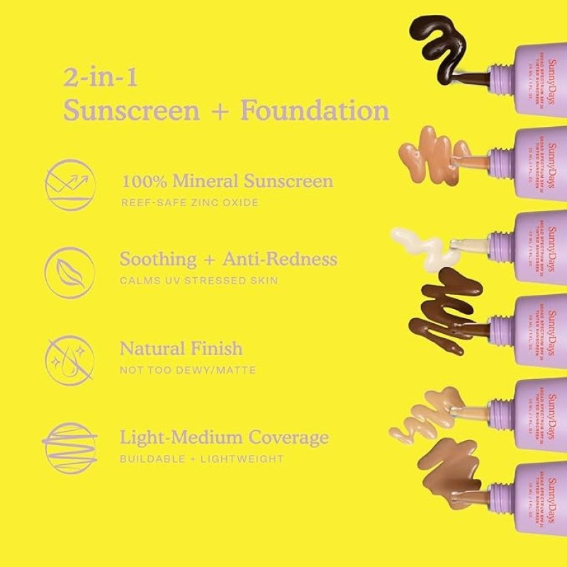 TOWER 28 SUNNYDAYS SPF 30 TINTED SUNSCREEN - 30 PCH